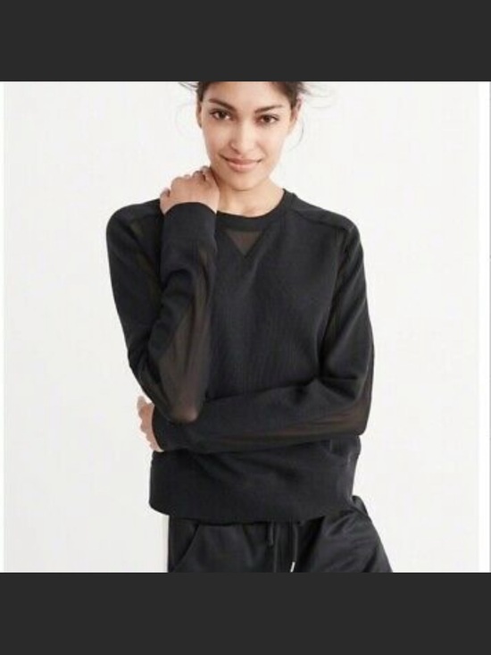 Abercrombie & Fitch Tops - NWT Abercrombie & Fitch Active Mesh Crewneck Sweatshirt